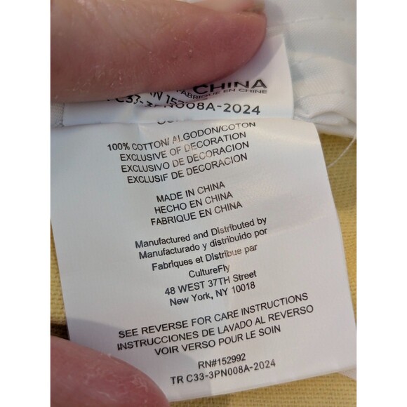 Gay Pride Apparel Bucket Hat – Yellow Cotton with Embroidered Rainbow – NWT - Picture 5 of 7